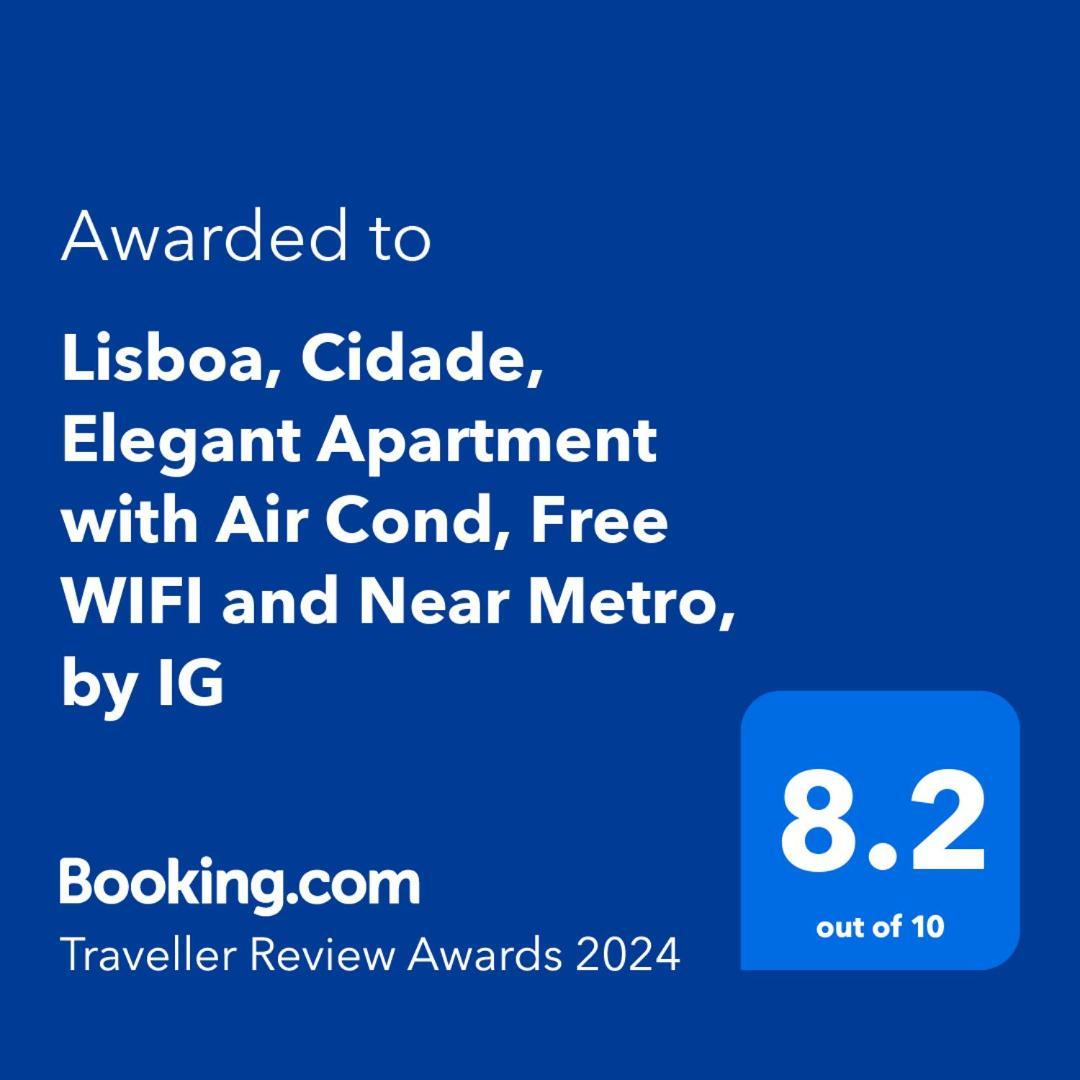Lisboa, Cidade, Elegant Apartment With Air Cond, Free Wifi And Near Metro, By Ig Exteriör bild